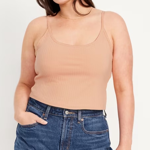 Tops - 2X NWT Old Navy Fitted Ultra-Crop Ribbed Cami